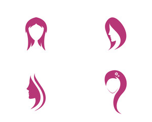 Beauty Women Icon Logo Template