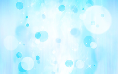 abstract background with blue bubbles