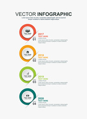 infographics timeline design template