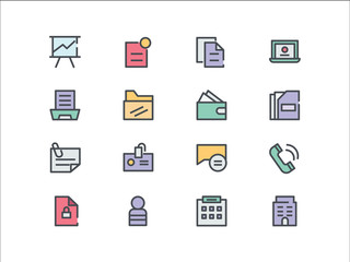 online market icon set collection