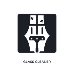 glass cleaner isolated icon. simple element illustration from cleaning concept icons. glass cleaner editable logo sign symbol design on white background. can be use for web and mobile