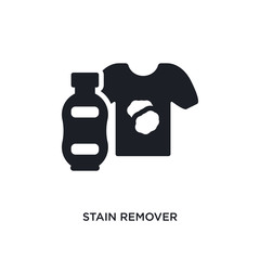 stain remover isolated icon. simple element illustration from cleaning concept icons. stain remover editable logo sign symbol design on white background. can be use for web and mobile