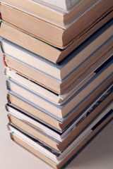  A stack of books. Literature for education.