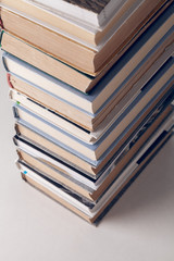  A stack of books. Literature for education.