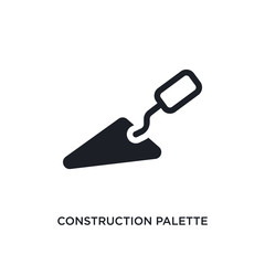 construction palette isolated icon. simple element illustration from construction concept icons. construction palette editable logo sign symbol design on white background. can be use for web and