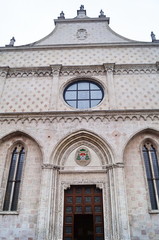 Facade of the cathedral of Vicenza, Italy