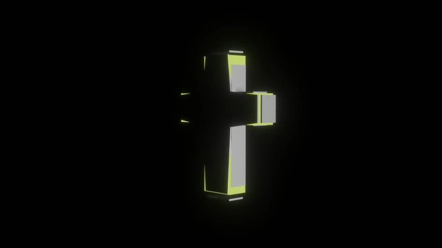 3D Christian cross