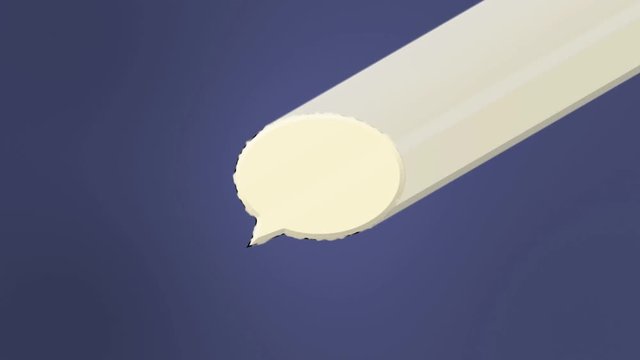 Social Media Chat Icon Light Reveal