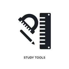 study tools isolated icon. simple element illustration from e-learning concept icons. study tools editable logo sign symbol design on white background. can be use for web and mobile