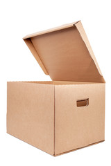 Moving boxes. Real estate concept.
