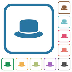 Hat simple icons
