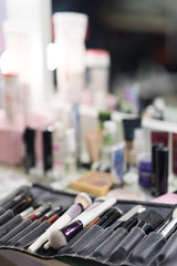 Make-up table clouseup
