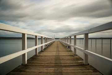 old wooden pier