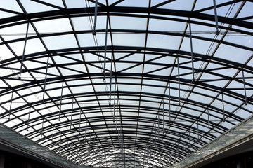 ceiling of modern building