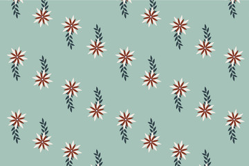seamless pattern with flowers