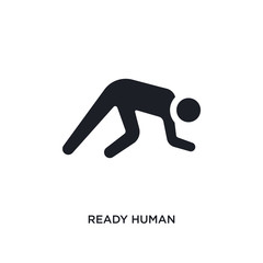 ready human isolated icon. simple element illustration from feelings concept icons. ready human editable logo sign symbol design on white background. can be use for web and mobile
