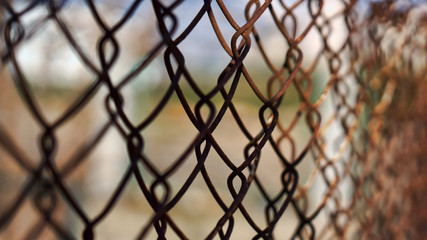 Fototapeta premium Overcoming obstacles is dangerous.