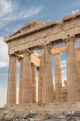 Obraz premium Columns of Parthenon temple in Acropolis