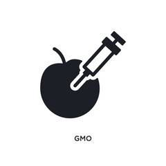 gmo isolated icon. simple element illustration from general-1 concept icons. gmo editable logo sign symbol design on white background. can be use for web and mobile