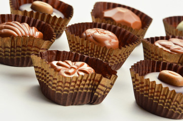 Mixed chocolate candies