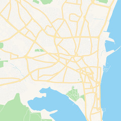 Larnaca, Cyprus printable map