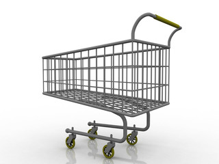 3d illustration Shopping Cart