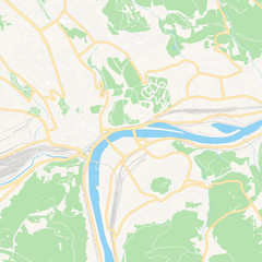  Usti nad Labem, Czechia printable map