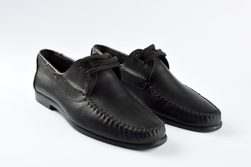 Man shoes isolated on white