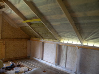 installation of the attic