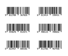 Barcode vector graphic illustration