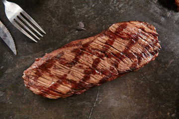 Hot Grilled Whole Denver Steak
