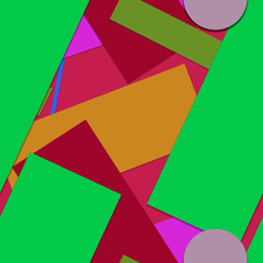 Fototapeta premium Flat material design - Creative vector trend seamless