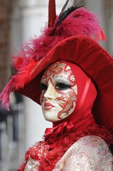 les masques au Carnaval de Venise Italie