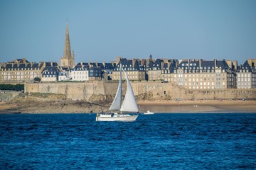 Saint-Malo vue de Dinard
