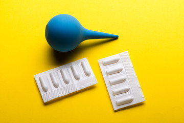 rectal suppositories. vaginal suppositories. candles with an antibiotic. slimming candles. fade-in...