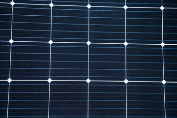 Closeup of a new solar panel. Renewabvle energy, ecological solution. Electricity generation. Clean...