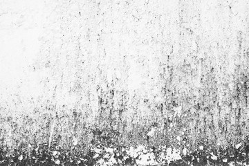 Dirty period on white cement or concrete wall texture for background, Empty space.