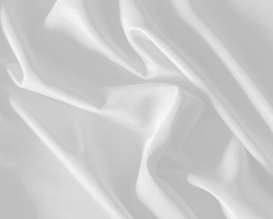 Fototapeta premium White fabric texture background. / Soft image.