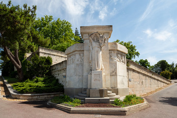 Fototapeta na wymiar War memorial for those fallen during the second world war in Avignon France