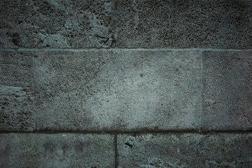 Gray Brick Wall in the City