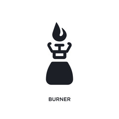 burner isolated icon. simple element illustration from science concept icons. burner editable logo sign symbol design on white background. can be use for web and mobile