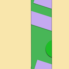 Obraz premium Flat material design - Creative vector trend seamless