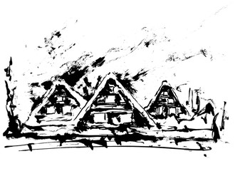 白川郷ハイコントラスト02