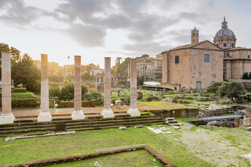 Traian Forum ruins in Rome