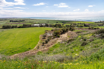 Fototapeta na wymiar Cyprus landscape over Kourion
