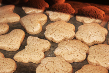 Cookies in the kitchen. Bakery products