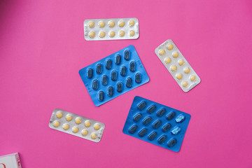 Heart pills. Medical tablets