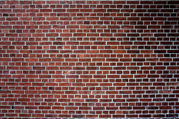 Plakat old repaired wall with brick texture