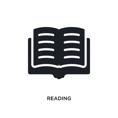 reading isolated icon. simple element illustration from ultimate glyphicons concept icons. reading editable logo sign symbol design on white background. can be use for web and mobile