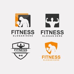 fitness logo template